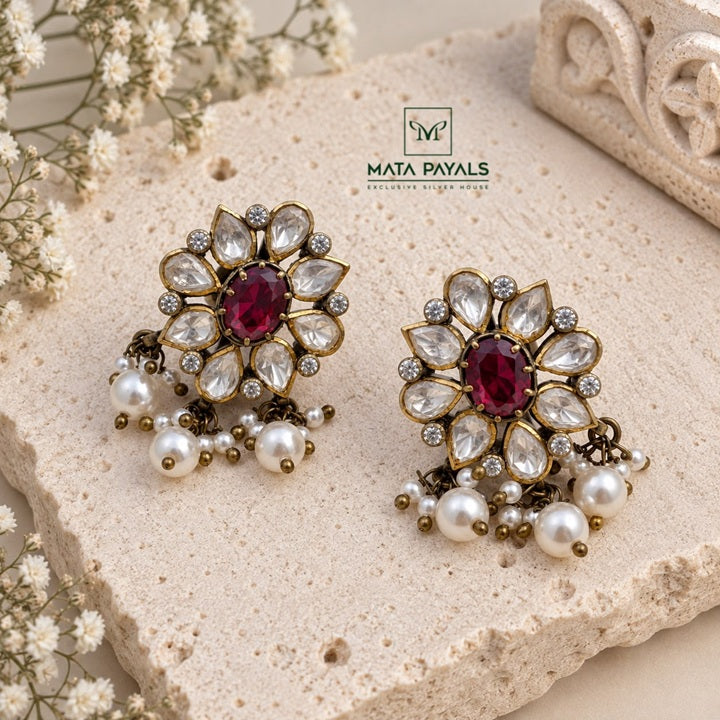 Ravishing Moissanite Stud