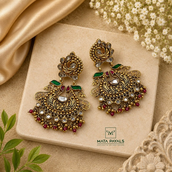 Heritage Kundan Chandbali