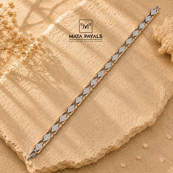Charming Dual Tone Bracelet