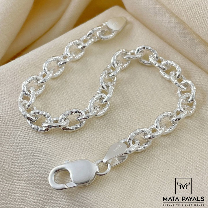 Stylish Silver Men's Bracelet