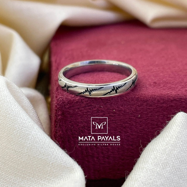 Decorative Oxidised Ring