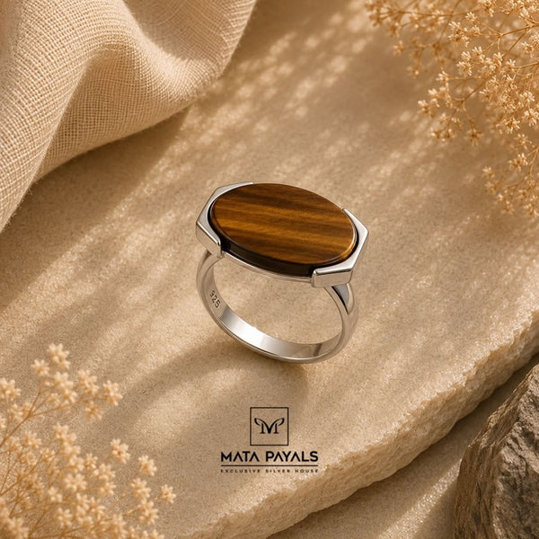 Classy Tigere Eye Ring