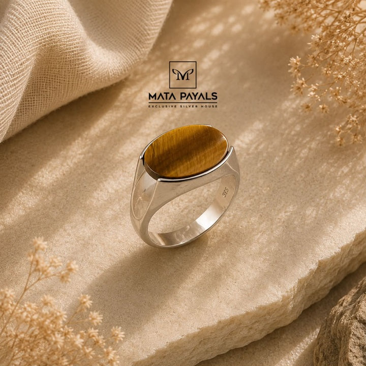 Trendy Tiger Eye Finger Ring
