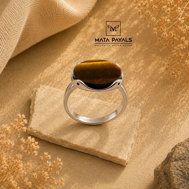 Stylish Tigere Eye Ring