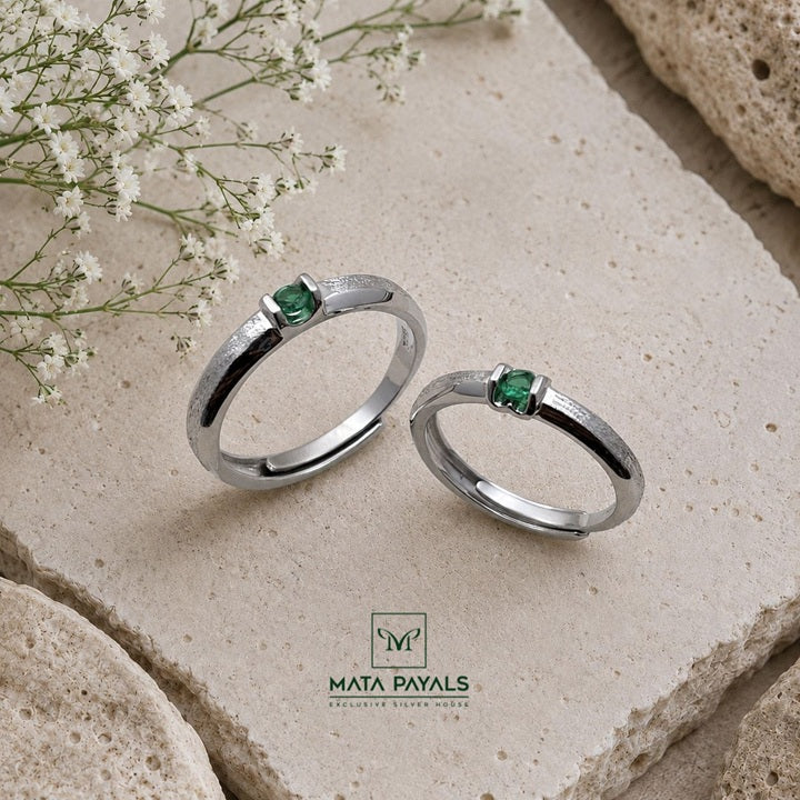 Single Green Couple Ring