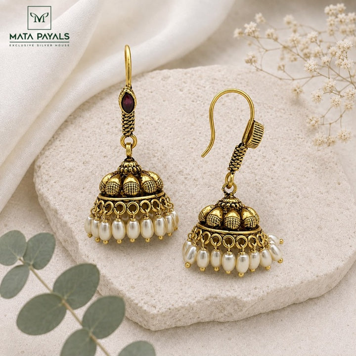 Daily Wear Gold Polish Jumka