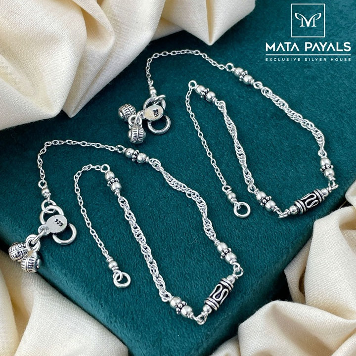 Lavishing Silver Anklet