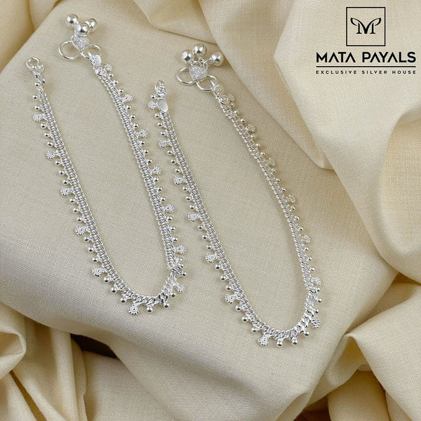 Simple Silver Anklet