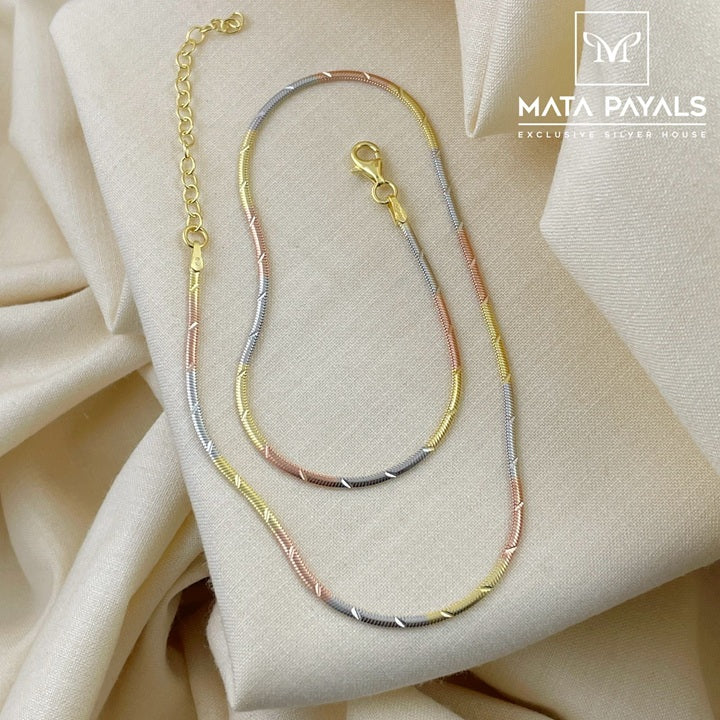 Charming Multi Tone Neckchain