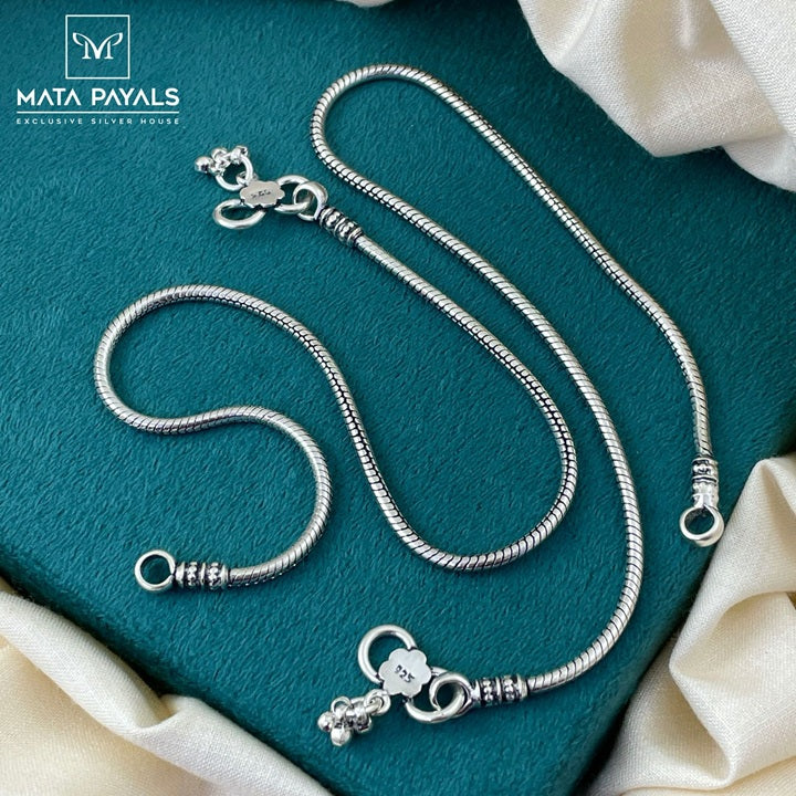 Unique Oxidised Anklet