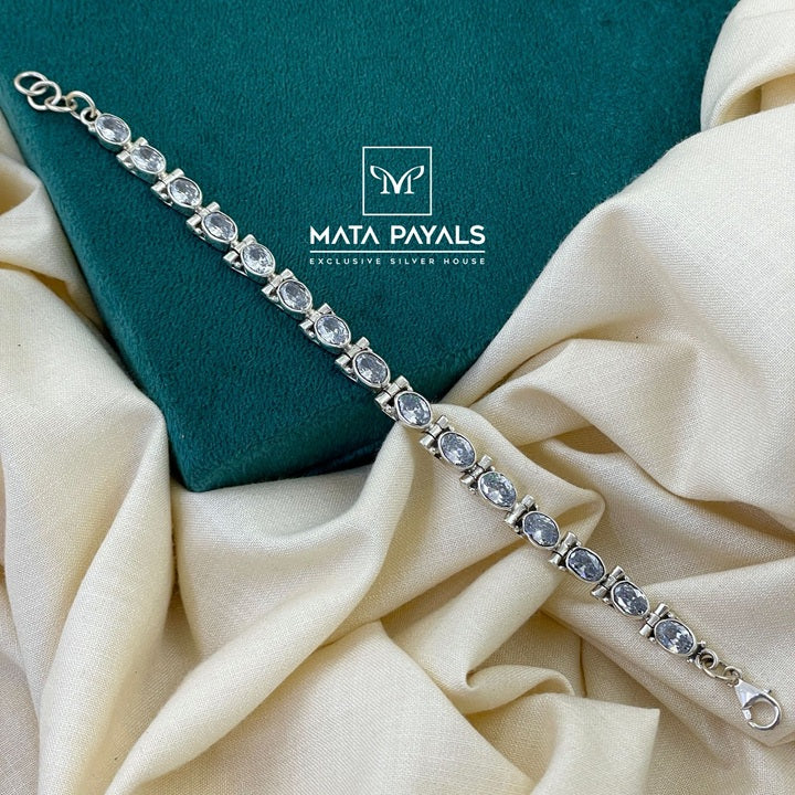 Charming White Stone Bracelet