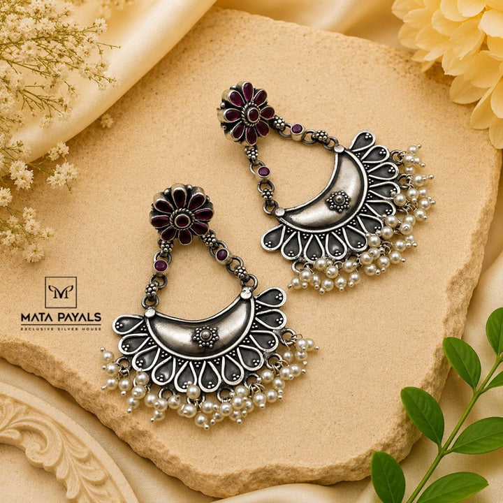 Eye Catching Oxidised Chandbali