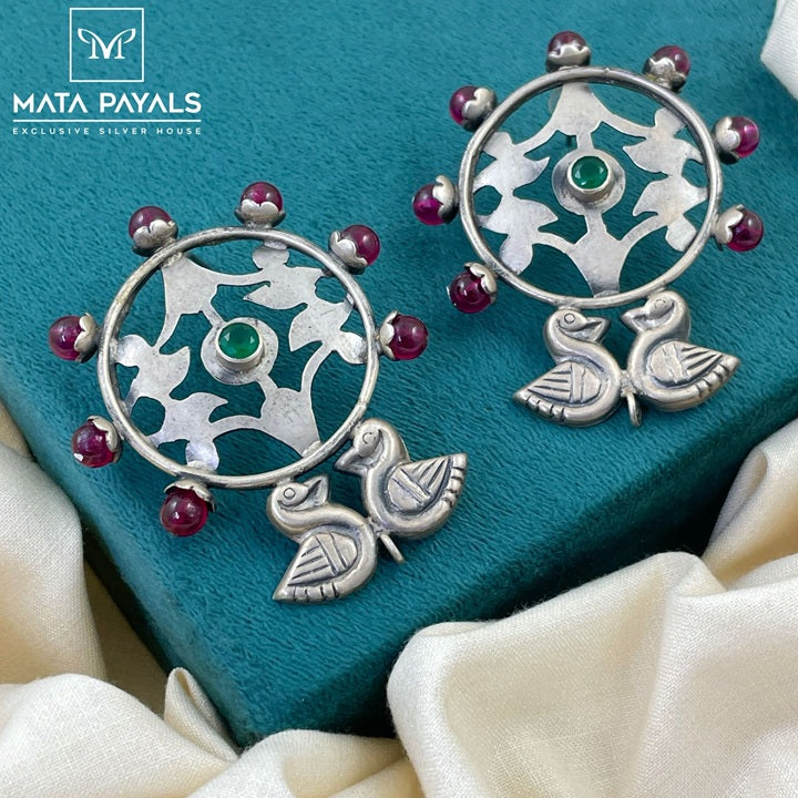 Exquisite Oxidised Chandbali