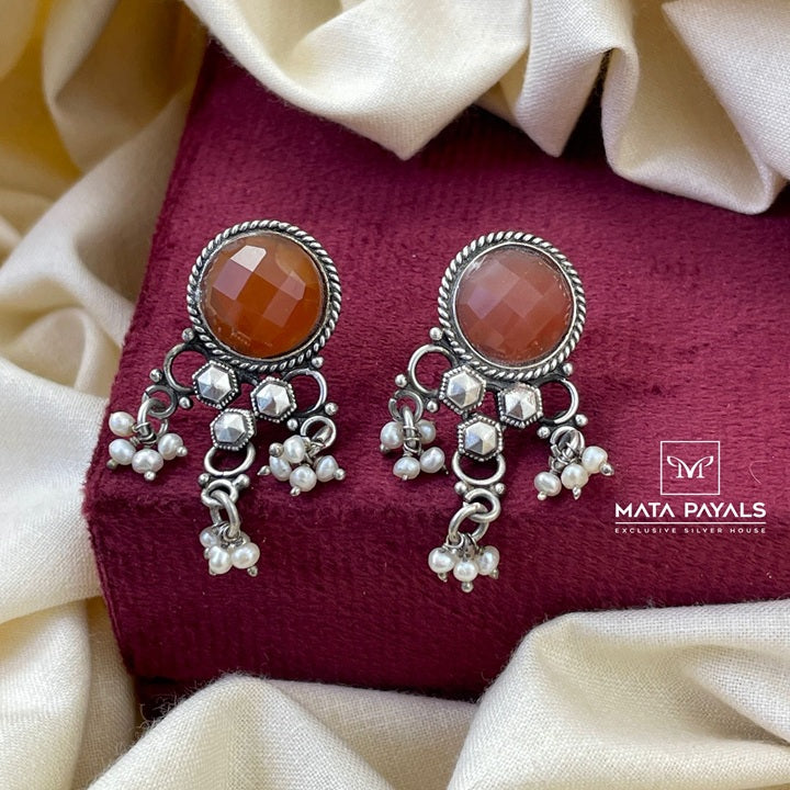 Oxidised Iconic Stud