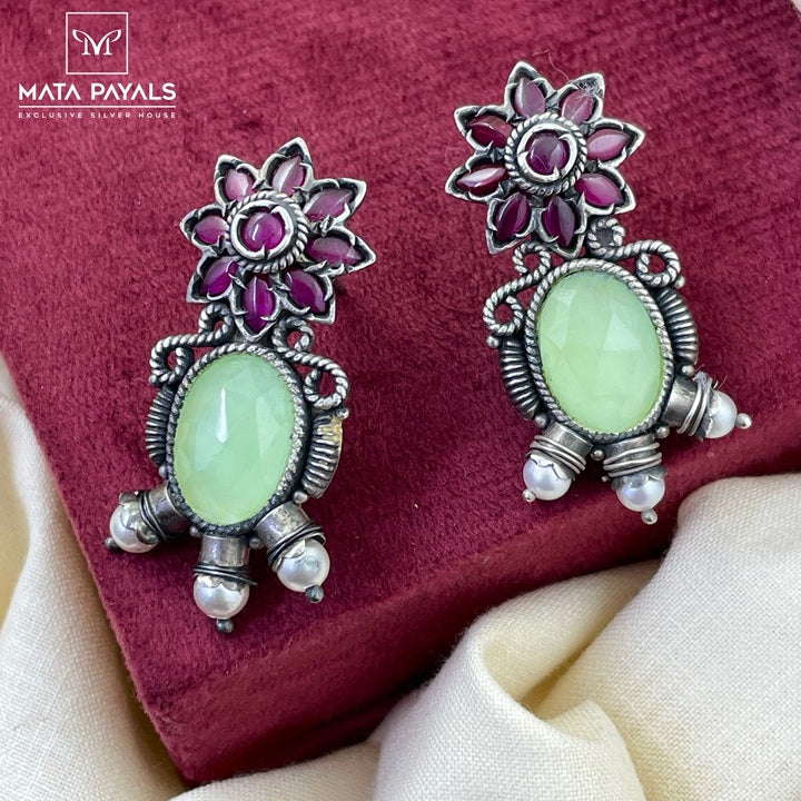 Ravishing Oxidised Chandbali
