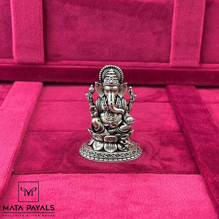 Oxidised Ganesha Idol