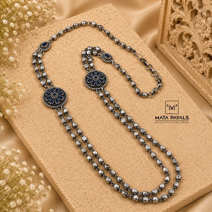Elegant Silver MOP Chain