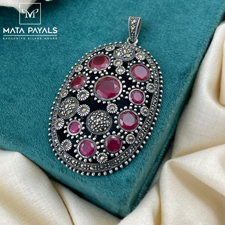 Dark Pinkish Pendant