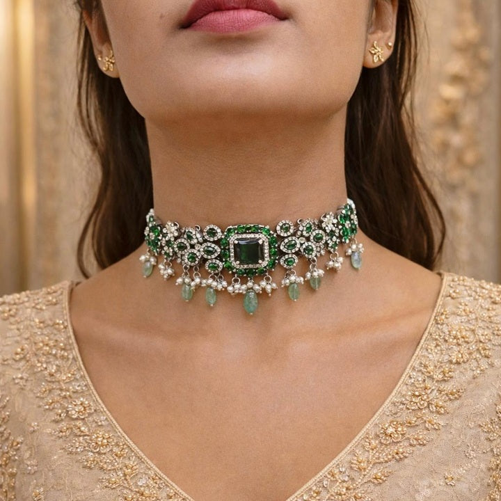 Gorgeous Oxidised Choker