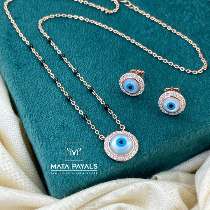 Evil Eye Pendant Set
