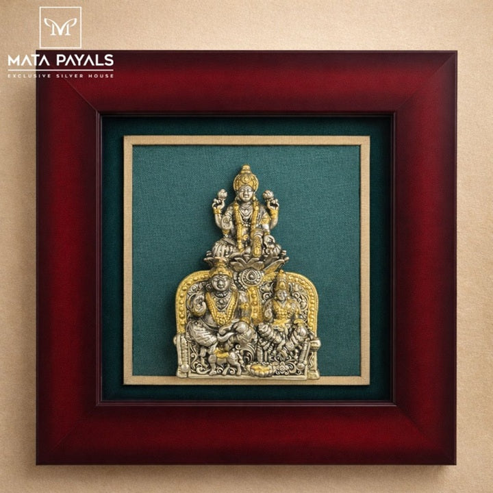 Dual Tone Lakshmi Kubera Frame