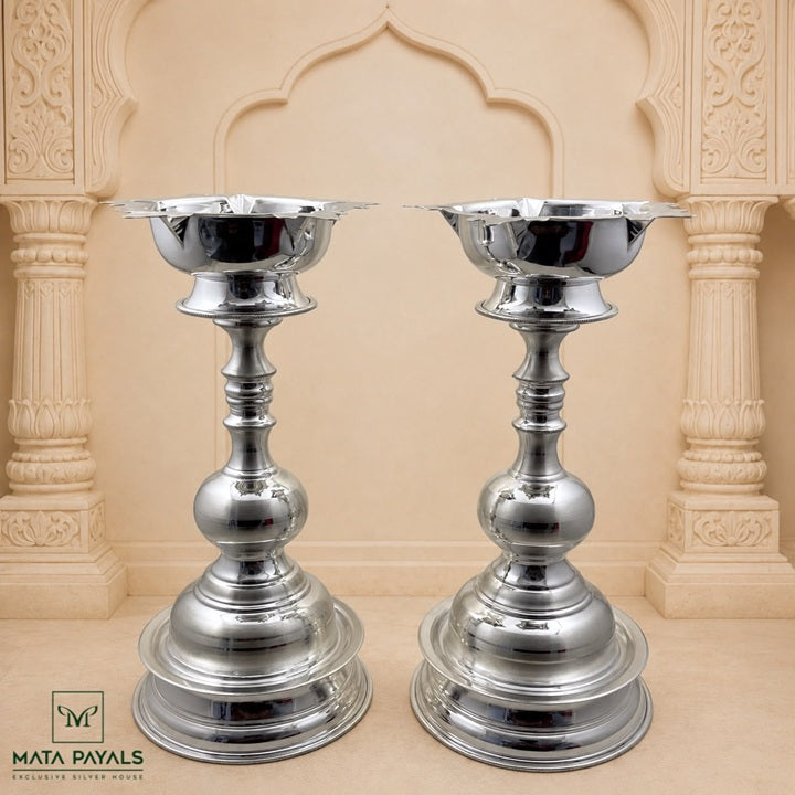Fabulous Plain Silver Deepa