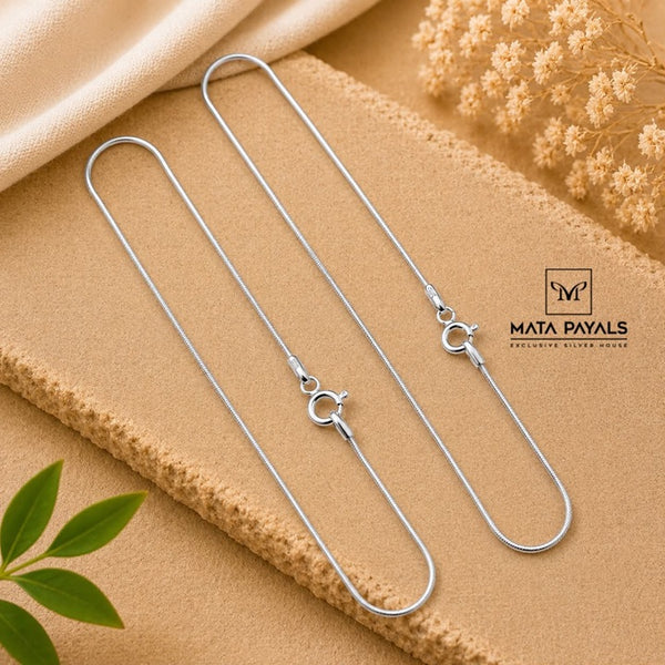 Extraordinary Silver Anklet