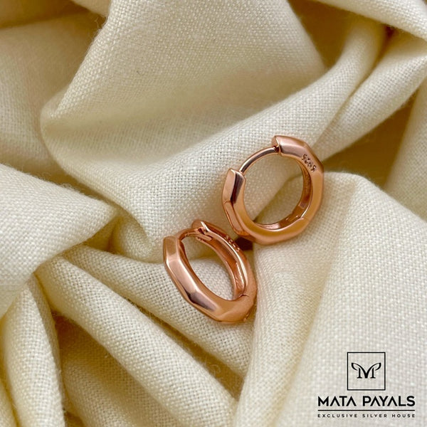 Classy Rose Gold Hoop