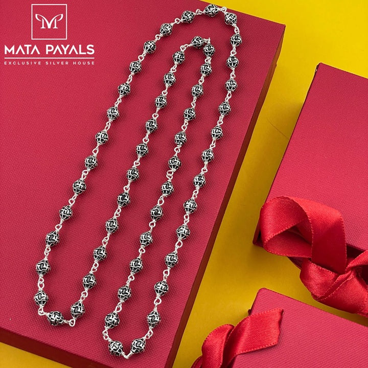Swastik Oxidised Neckchain
