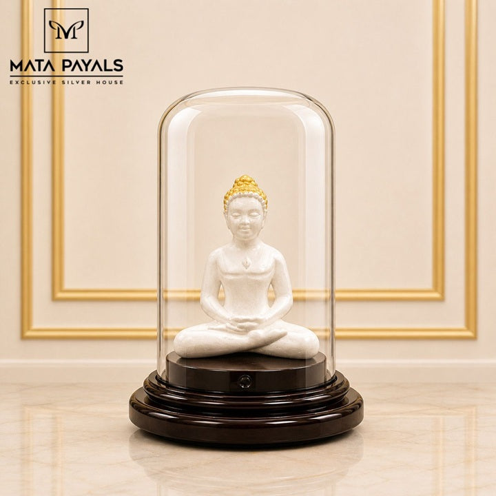Silver Budha Idol