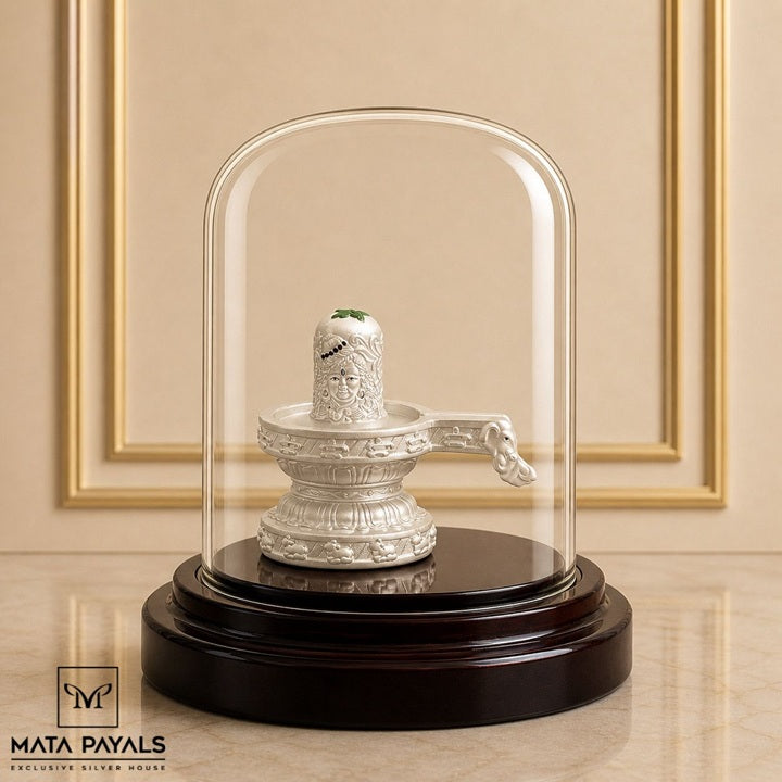 Silver Shiva Linga