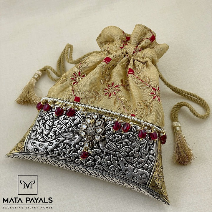 Ravishing Moissanite Mayura Bag