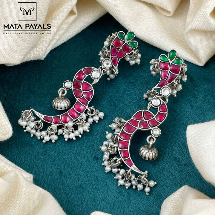 Oxidised Kundan Hanging
