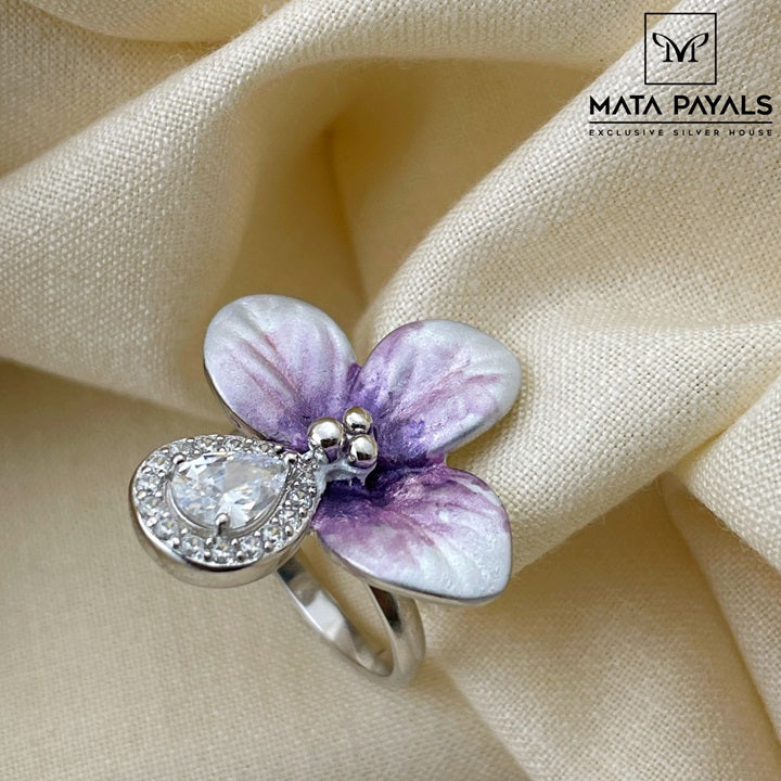 Ravishing Rhodium Finger Ring