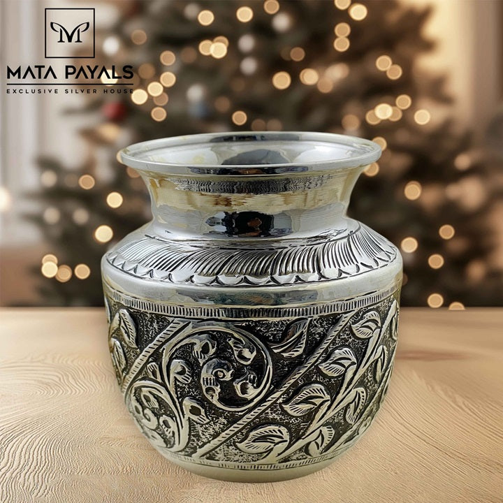 Silver Oxidised Kalasa