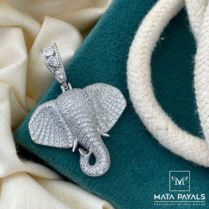 Shiny Elephant Pendant