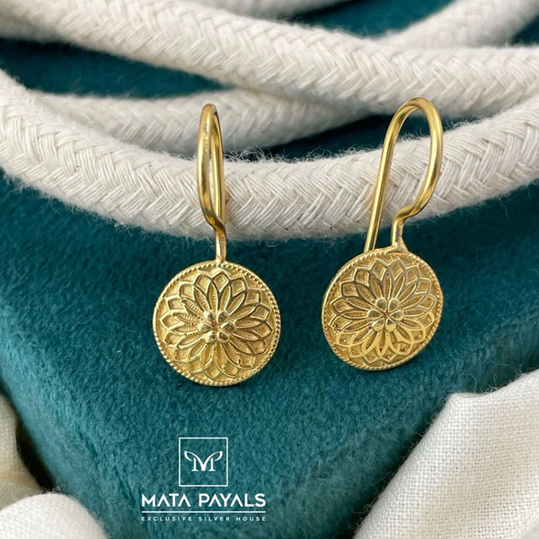 Floral Gold Plated Tiny Hanging