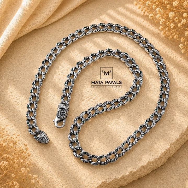 Heritage Oxidised Men's Neckchain