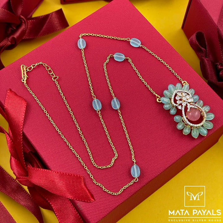 Charming Gold Plated Chain Pendant
