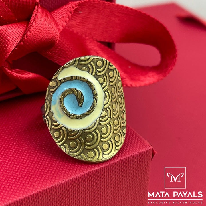 Fancy Dual Tone Ring