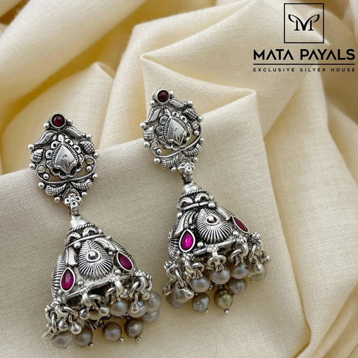 Simple Oxidised Jumka