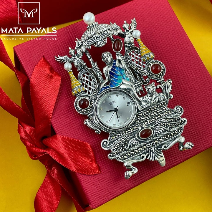Beautiful Marcasite Desk Watch
