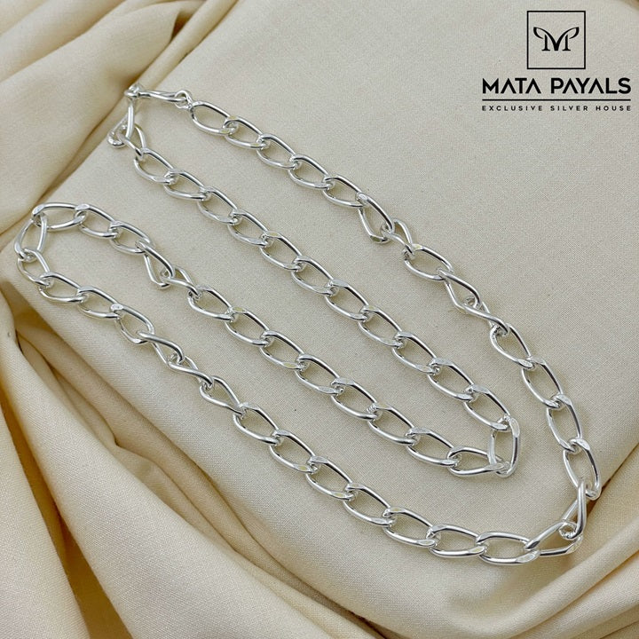 Silver Link Design Men's Neckchain