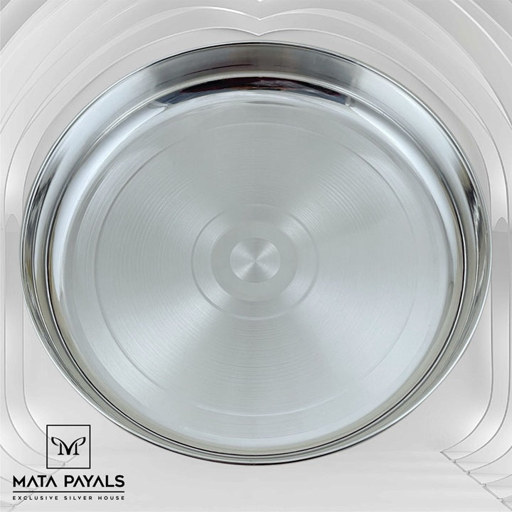 Fabulous Silver Plain Plate