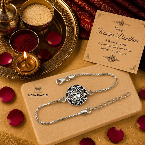 Incredible Silver Rakhi
