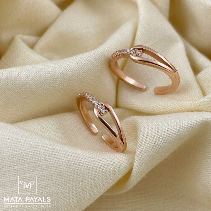 Rose Gold Leg Ring