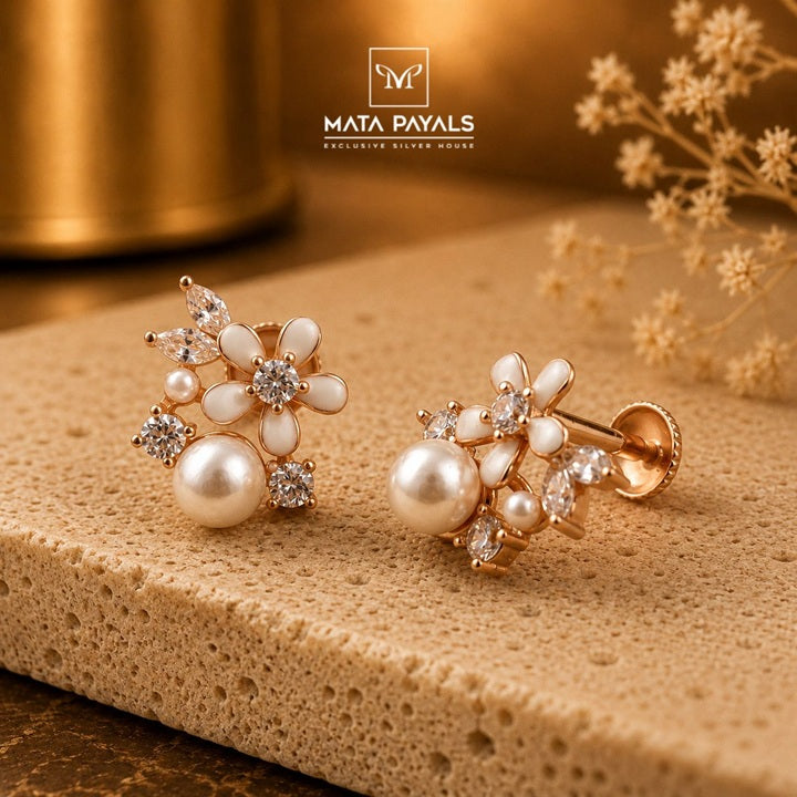 Beautidul Rose Gold Stud