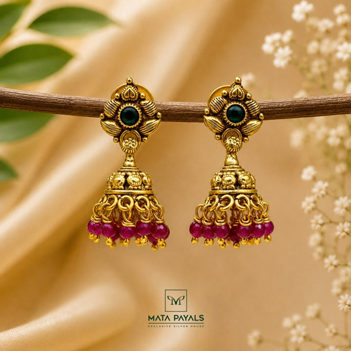 Classic Gold Plated Jumka