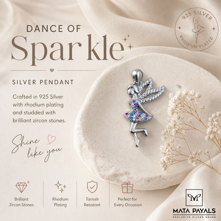 Dancing Zircon Pendant