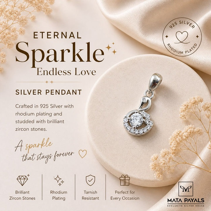 Shiny Zircon Pendant